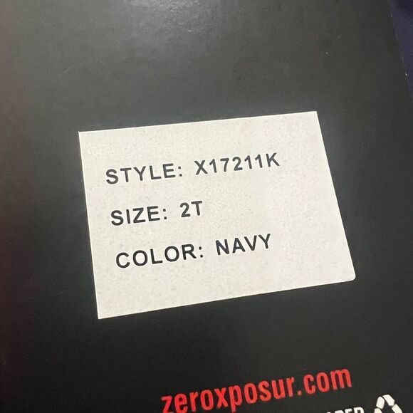4/$25 Zeroxposur navy blue bib snow bibs size 2t new - Picture 4 of 6